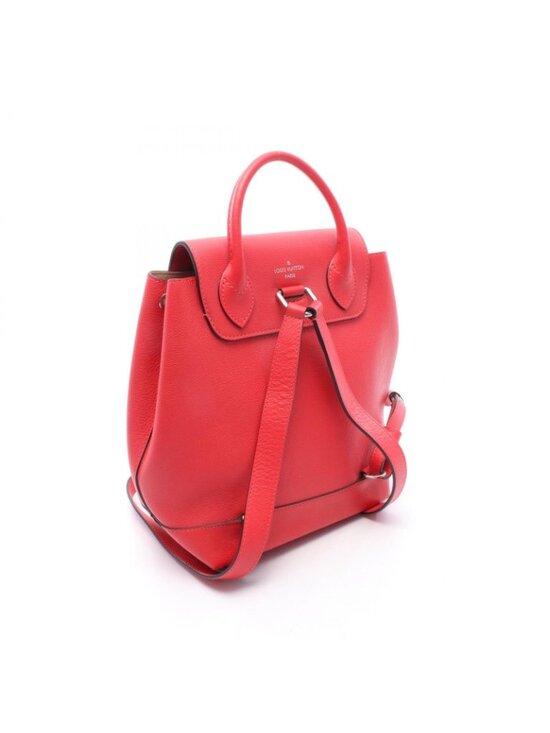 Louis Vuitton Backpack Lockme Ruby Leather